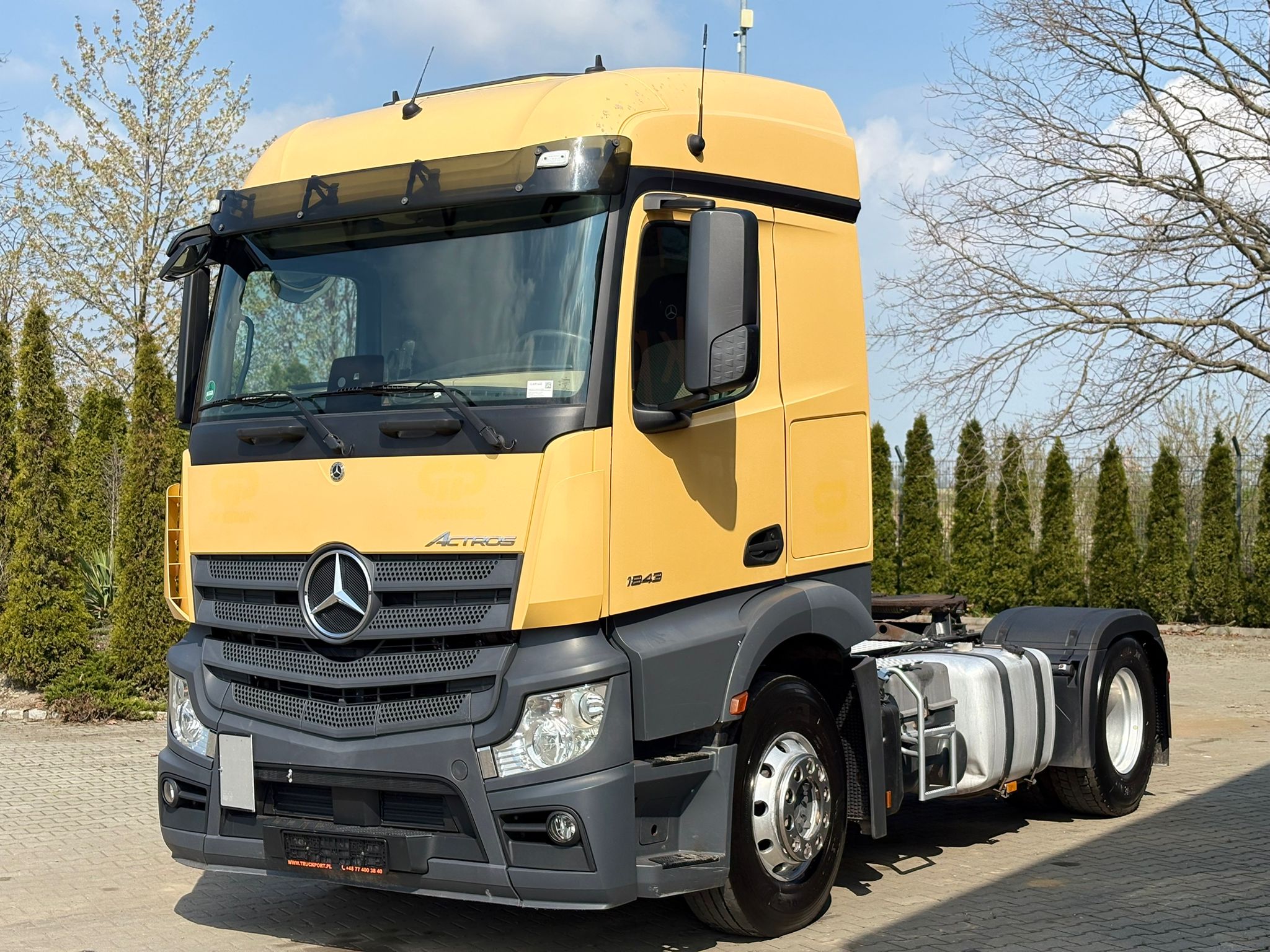 MB ACTROS 1843 4x2 BL EURO6 CIĄGNIK SIODŁOWY Z HYDRAULIKĄ WYWROTU